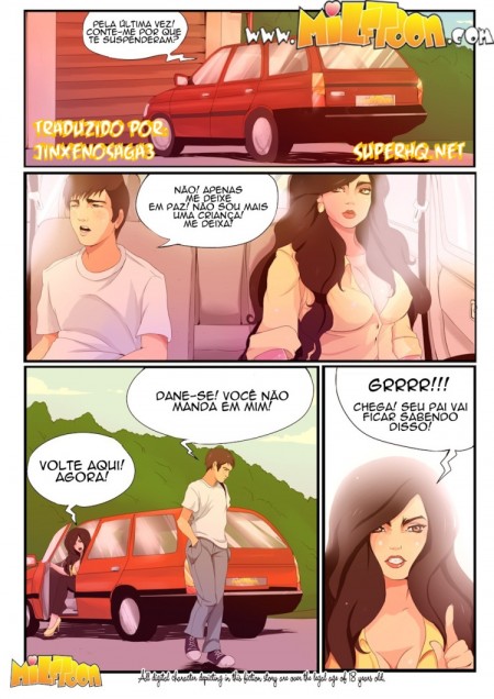 Fodendo a Bunda grande da Mamãe - HQ