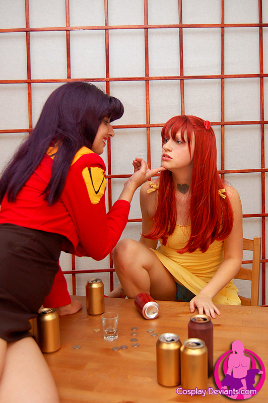 Asuka Langley e Misato Katsuragi - Cosplay