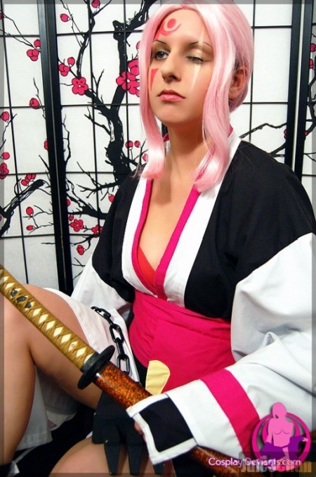 Cosplay Baiken pelada