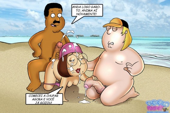 Uma Família da Pesada – Orgia na Praia - Fotos Hentai