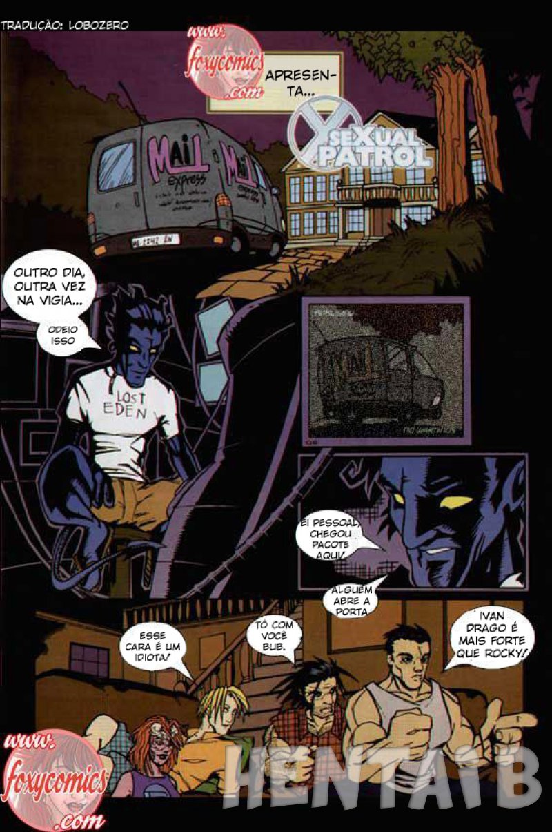 X Men: Patrulha Sexual Hentai HQ
